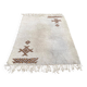 Handmade knotted Berber Moroccan wool rug 170x225cm