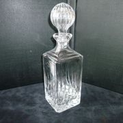 Hand-cut crystal whisky decanter from Cristallerie Matous
