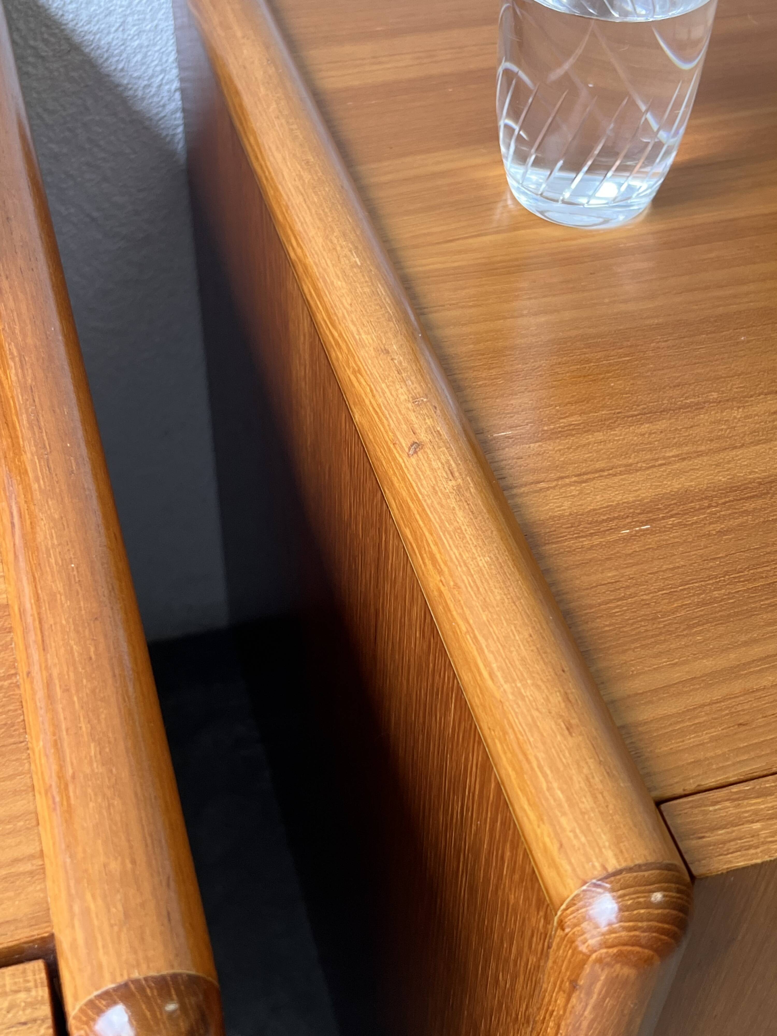 Mid-century teak bedside tables