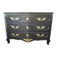 Louis XV style curved chest of drawers