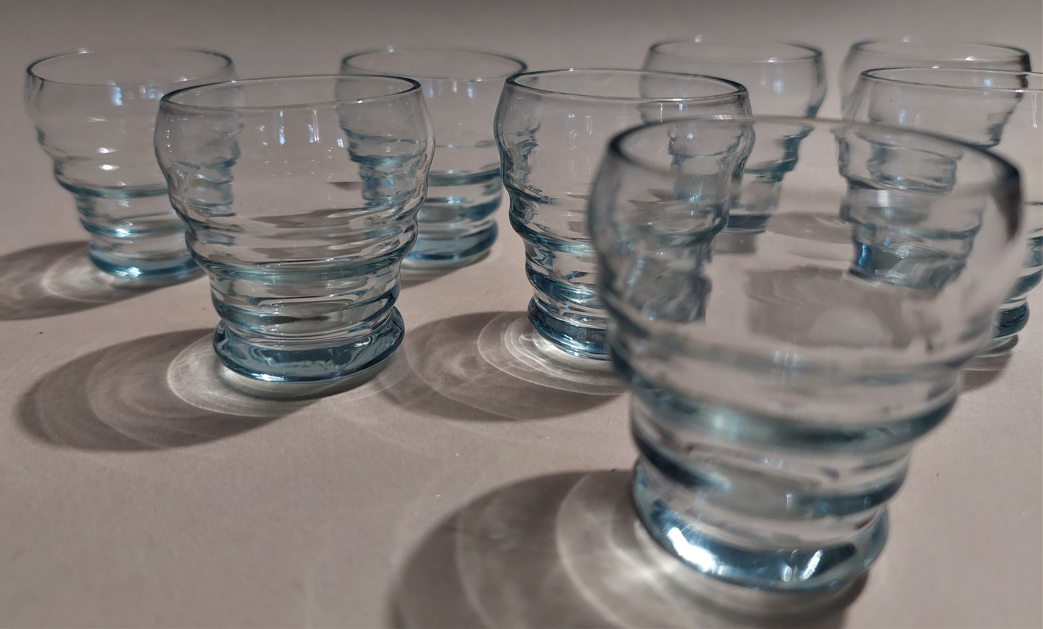 Vintage shooter shot glasses series of six