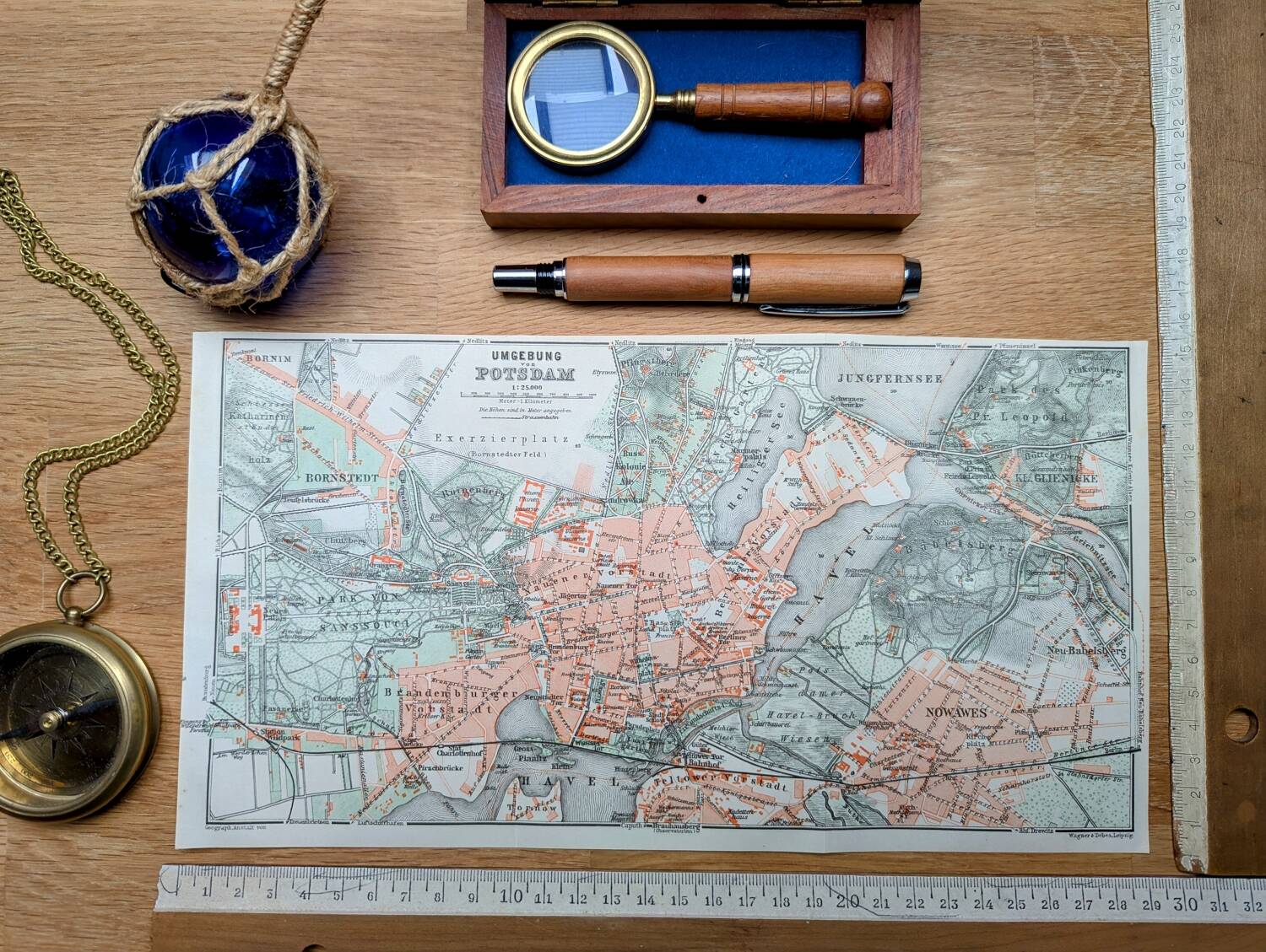 Printed in 1914, Potsdam, Brandenburg, Germany.