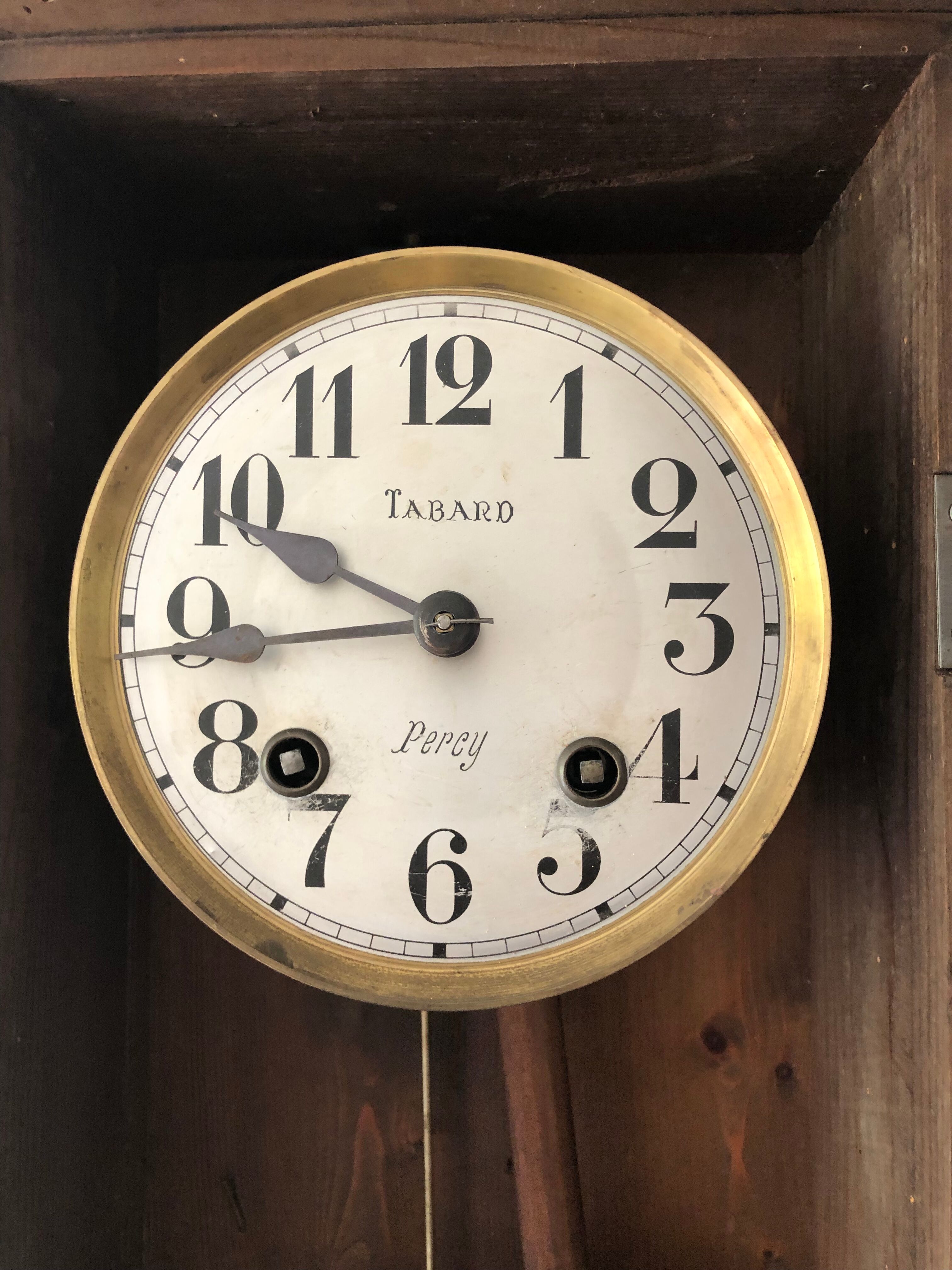 Antique wall chime clock