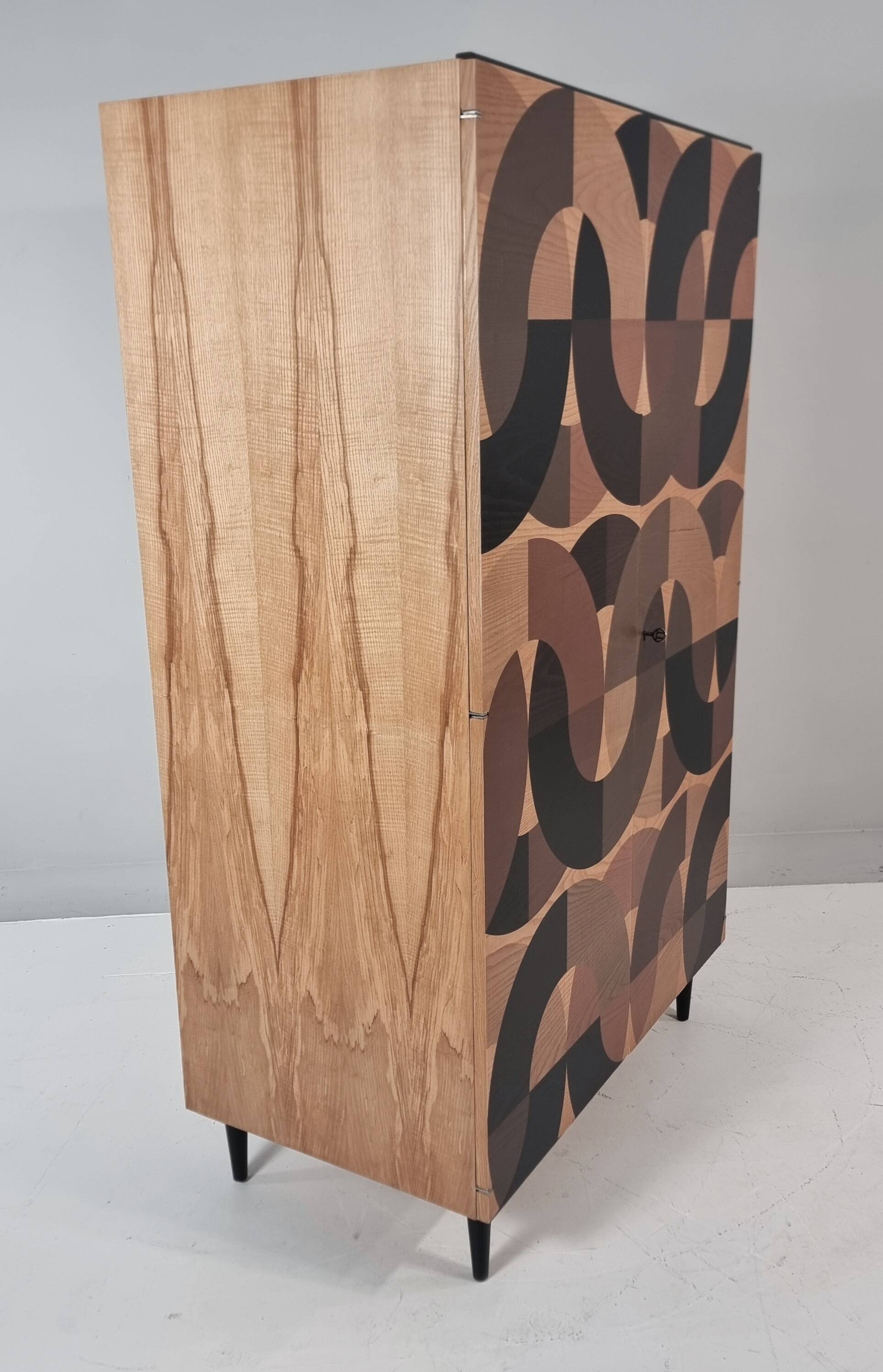 Vintage Wardrobe in Ash, 1960s
