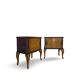 Tables de chevet/commodes Chippendale italiennes, années 1940/1950.