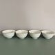 Set of 4 Chinese porcelain bowls, rooster patterns.