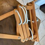 Pair of Translandia Denmark Scandinavian vintage wooden articulated wall lights 1960s