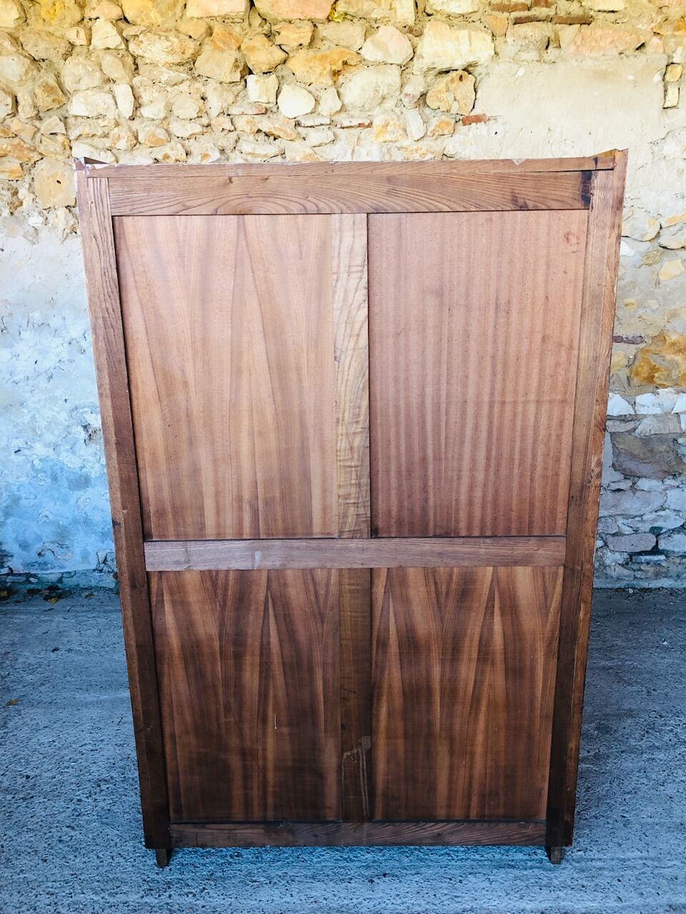 Vintage oak wall storage unit circa 50s