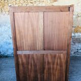 Meuble de rangement mural en chêne vintage circa 50