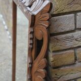 Ancien grand miroir en bois sculpté 62/93