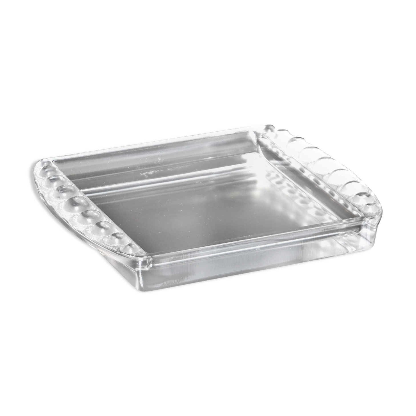 Lalique glass ashtray