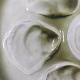 Set of six plates to oysters in faience St Amand