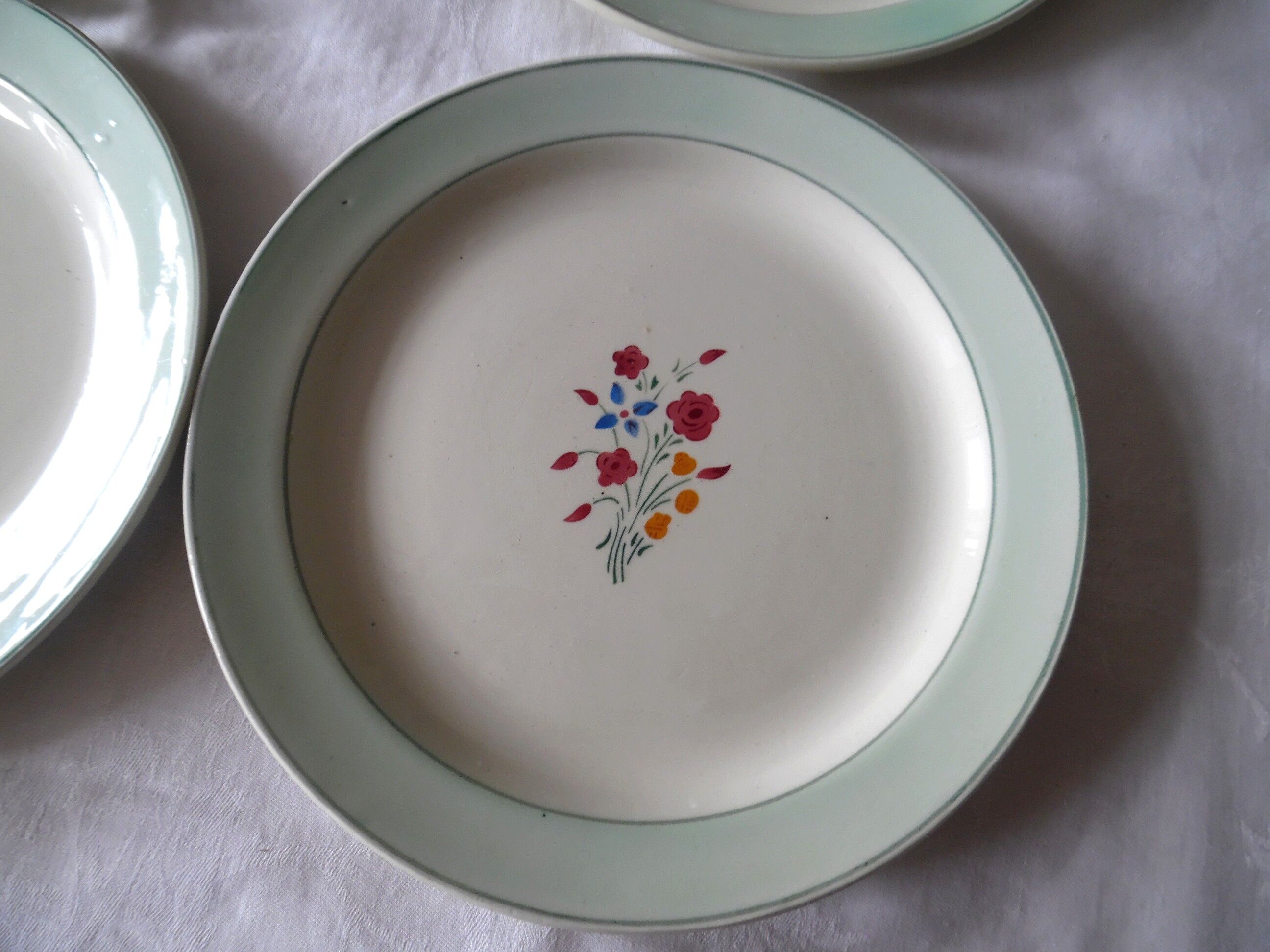 Ensemble de 4 assiettes plates HBCM