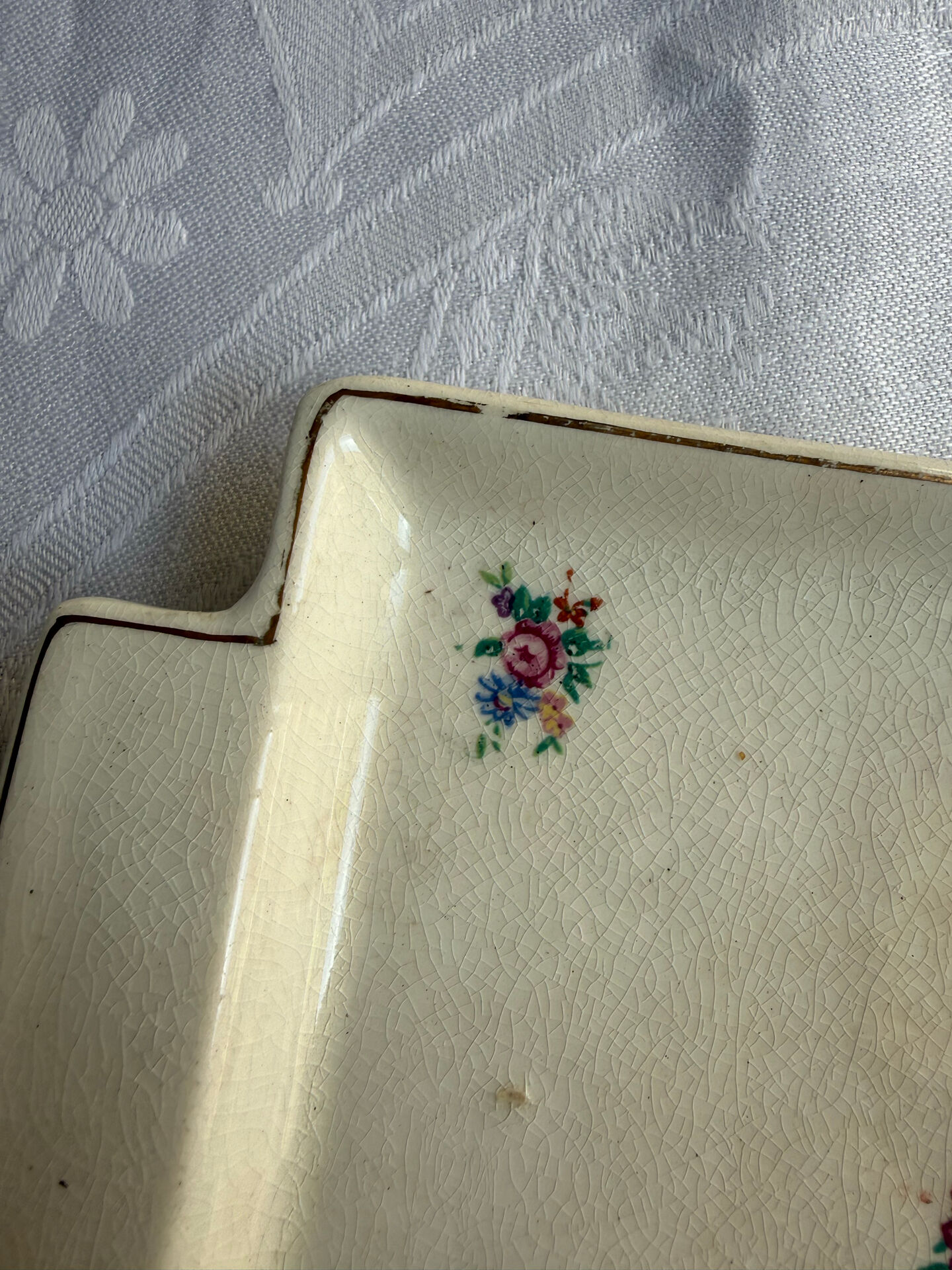Floral plate C. A. C. Labrut&Cie - Grigny