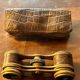 Theater binoculars early 20th century - Crocodile case