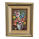 Oil on Canvas Laid on Panel “ Vase” by Sascher, Vintage & Framed 22×27cm