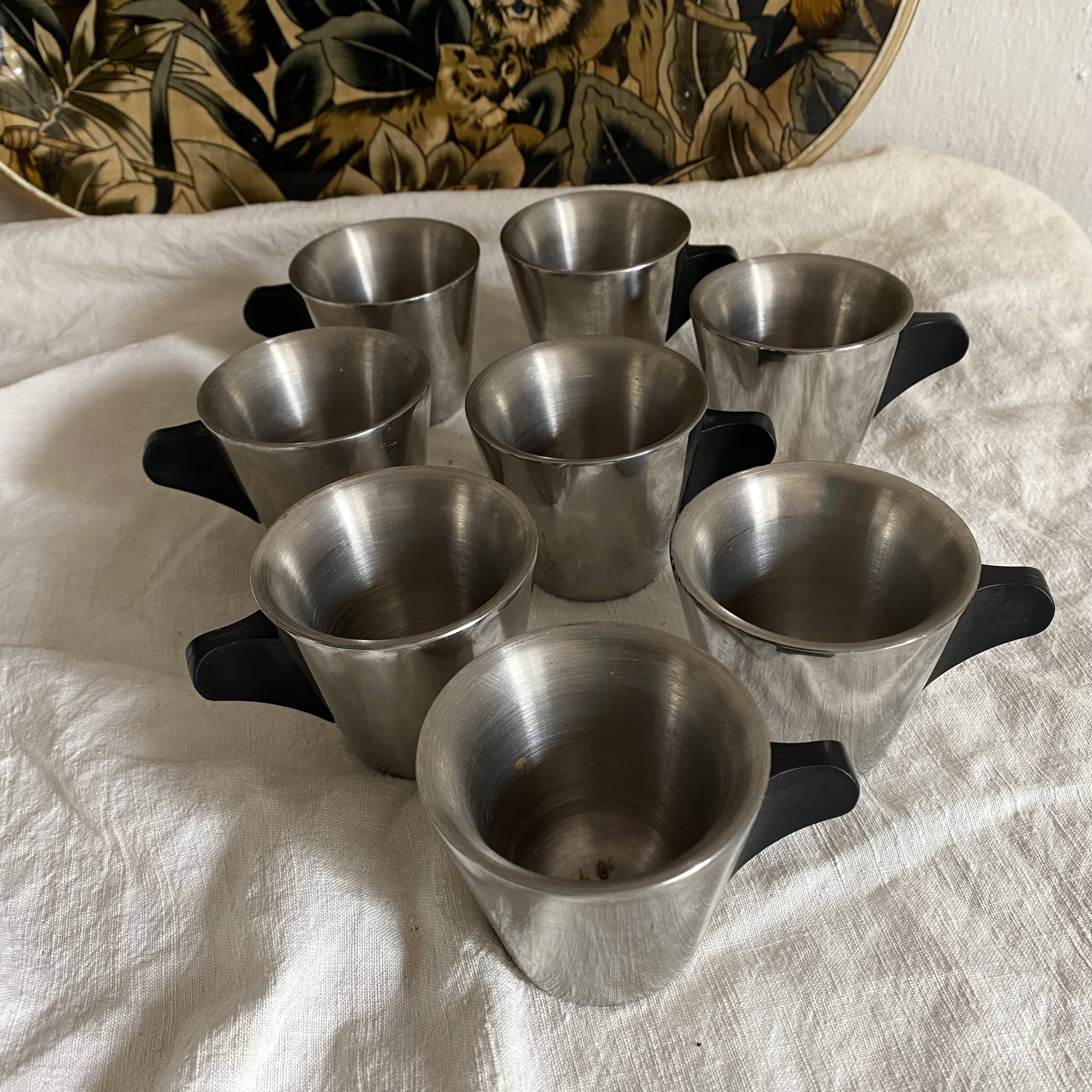 60s stainless steel espresso cups