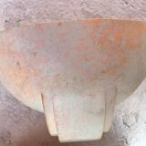 Set of 4 plaster wall lights