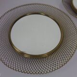 Brass Mirrors, 1960s, Set of 2