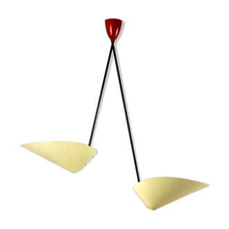 Model 1210 Ceiling Lamp by Josef Hurka for Napako, 1960s
