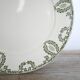 Cake dish on foot, old compotier by the Sarreguemines factory, France
