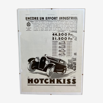 Hotchkiss advertising poster March 7, 1931