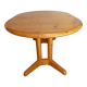 Round pine table, Denmark, 1980s