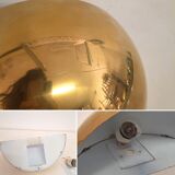 8 half moon sconces, Hollywood regency, brass, 60/70