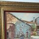 Henri Dufour - Oil on canvas, signed - Peasant couple