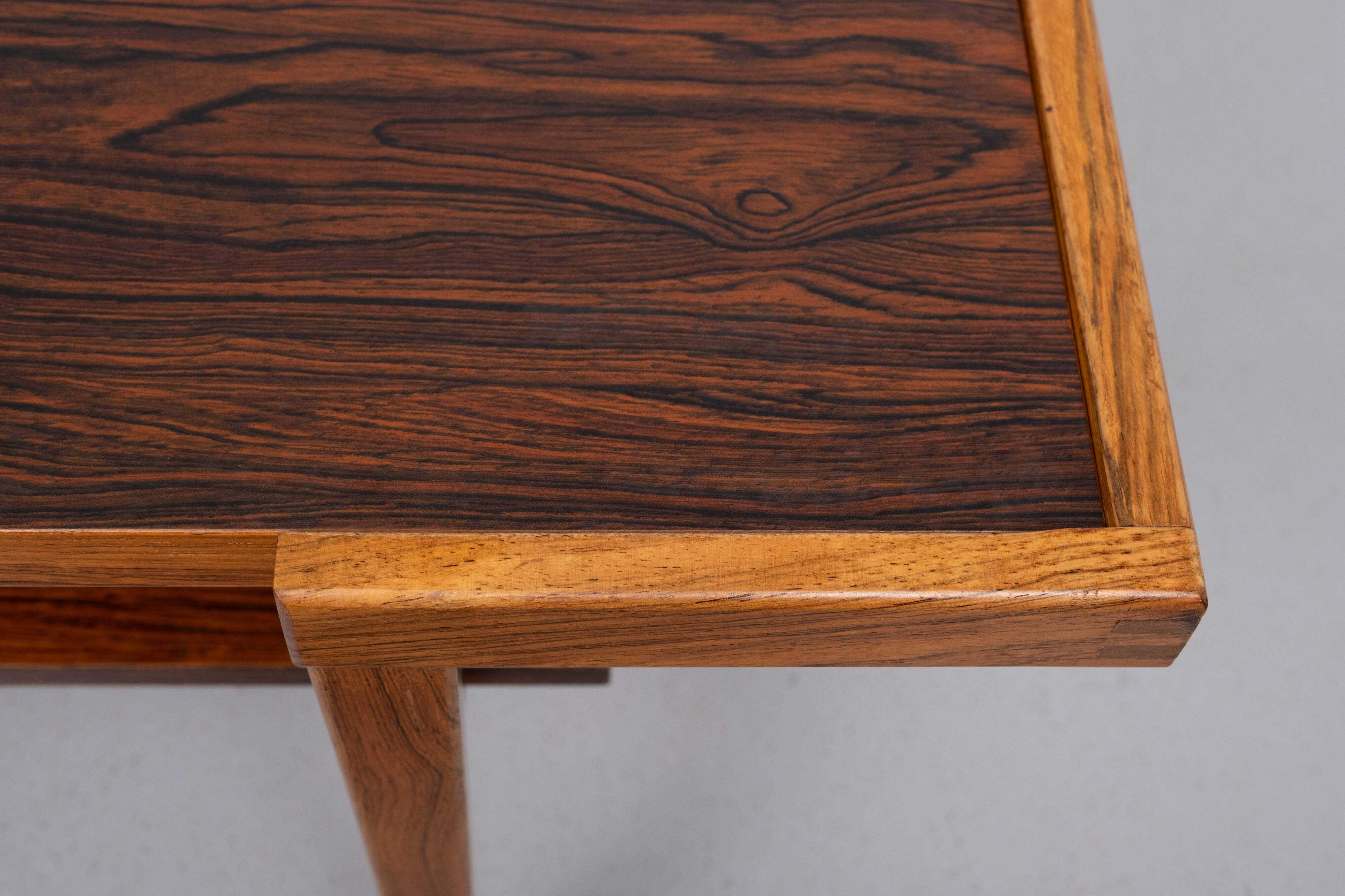 Mid Century Modern 1960s Rosewood Coffee Table