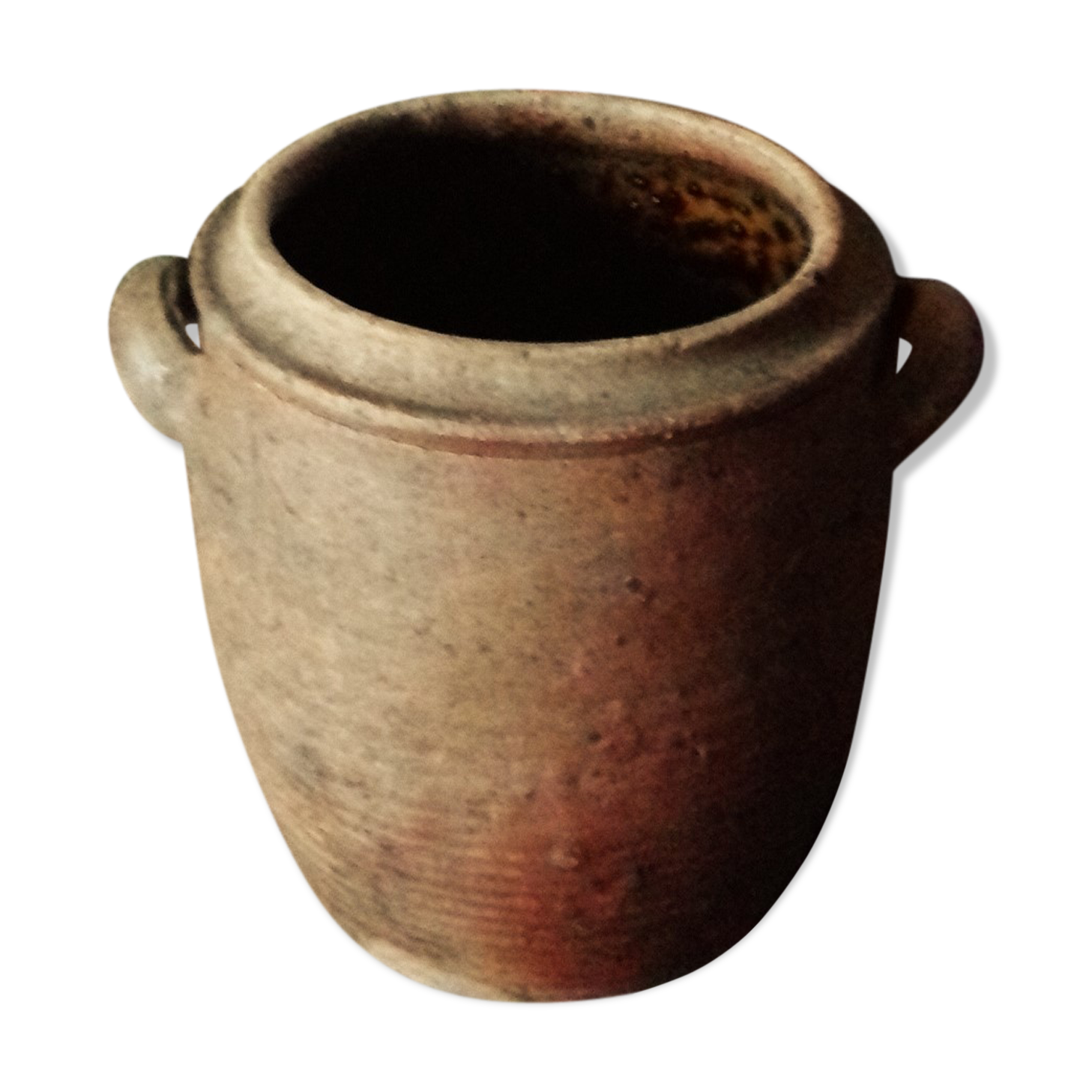 Pot belly round 2 handles terracotta decoration kitchen storage plants