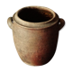 Pot belly round 2 handles terracotta decoration kitchen storage plants
