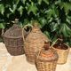 Demijohn dressed braided wicker 2 l