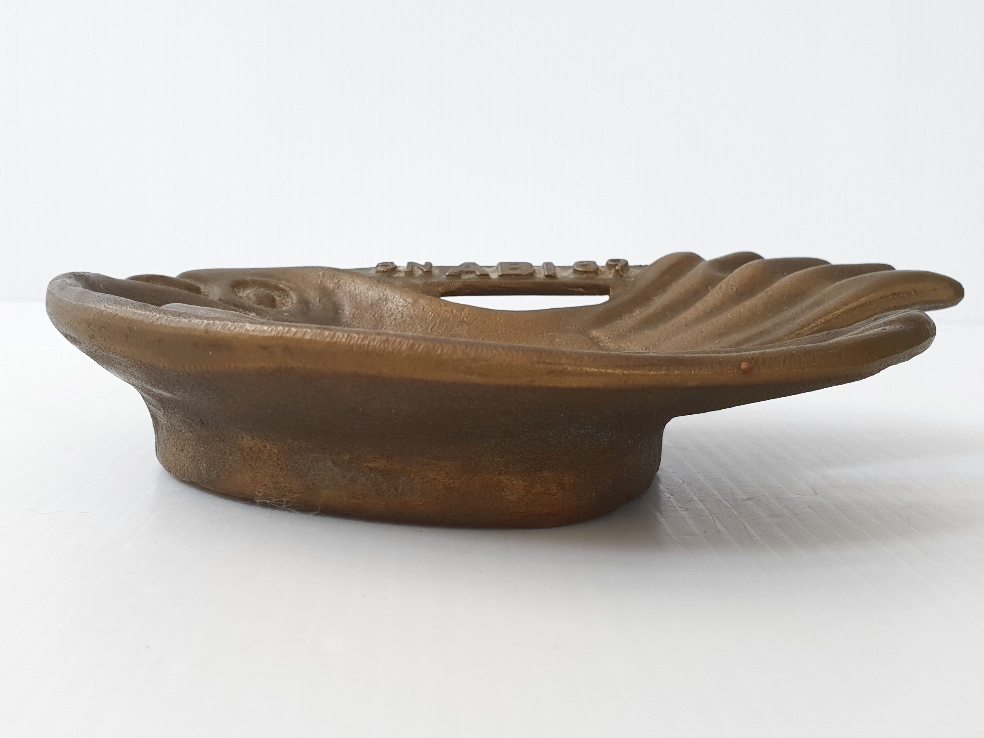 Vintage bronze pocket empty