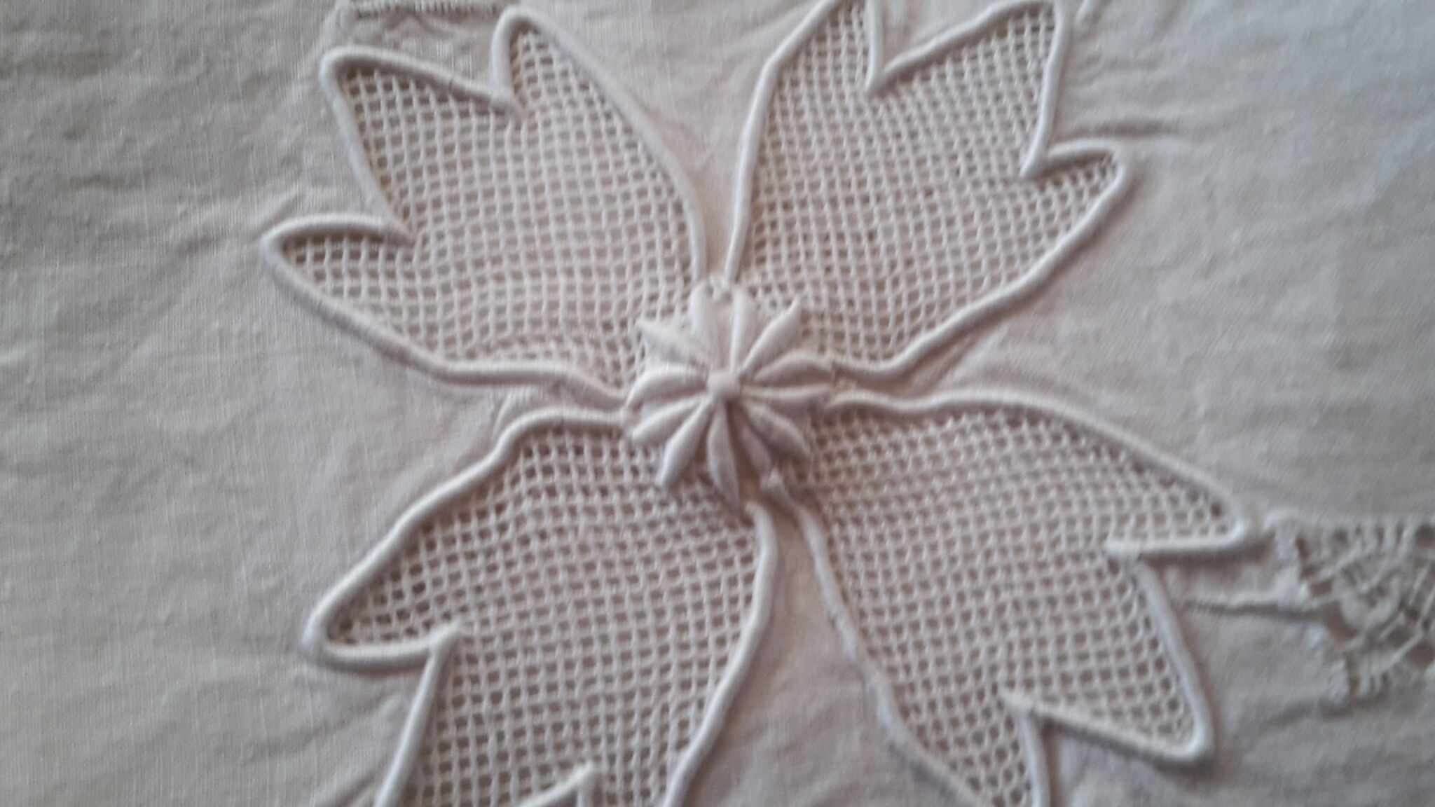 Sheet in XIX linen thread