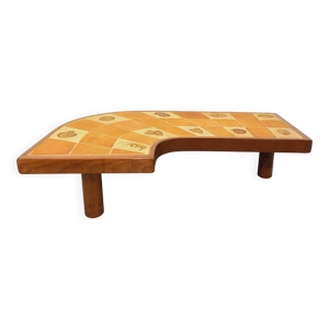 Table basse virgule Barrois - motifs