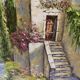 Huile sur toile mas provençal signé Danucho peintre varois