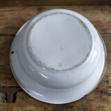 Old Vintage enamelled metal basin