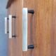 Vintage wooden chest of drawers compass feet