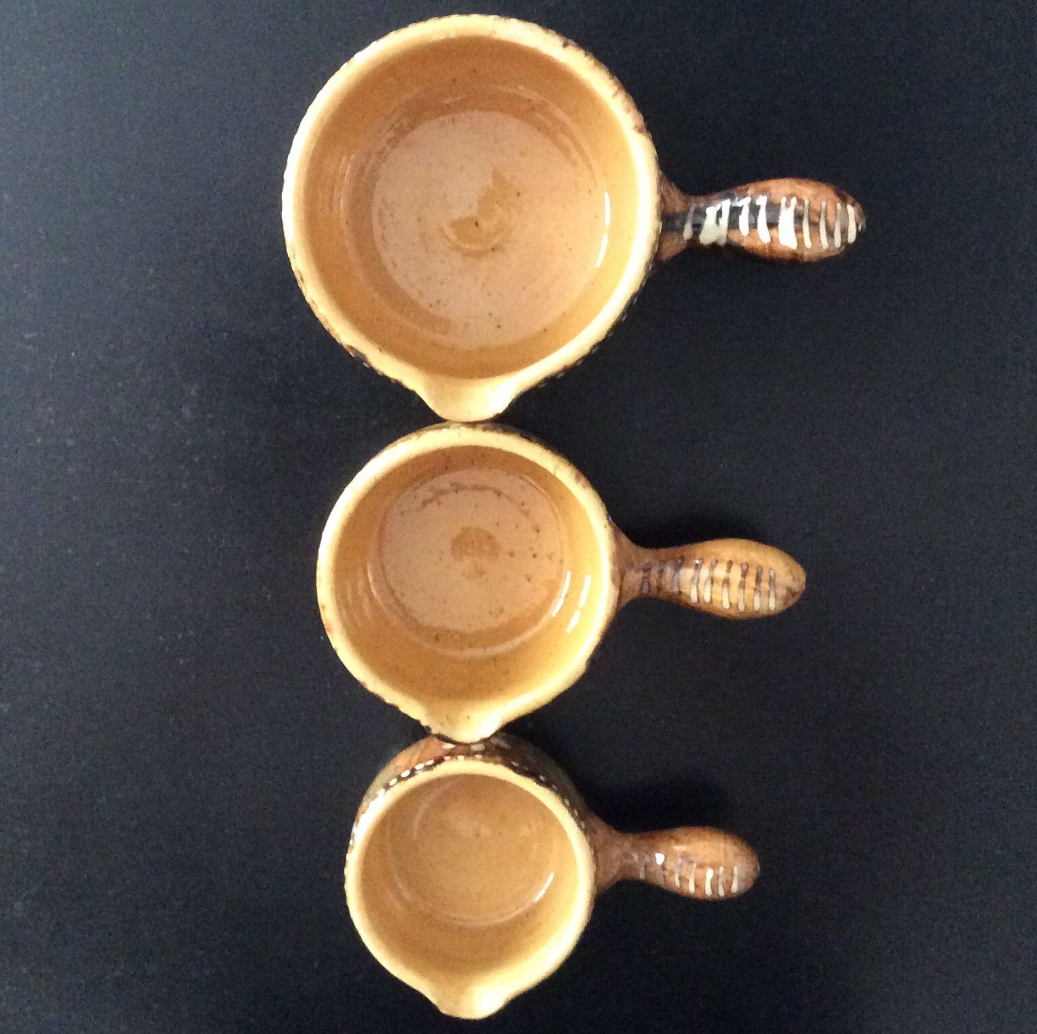 Lot of 3 vintage frying pans