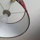 Lampshade / fabric suspension with ethnic printed wax