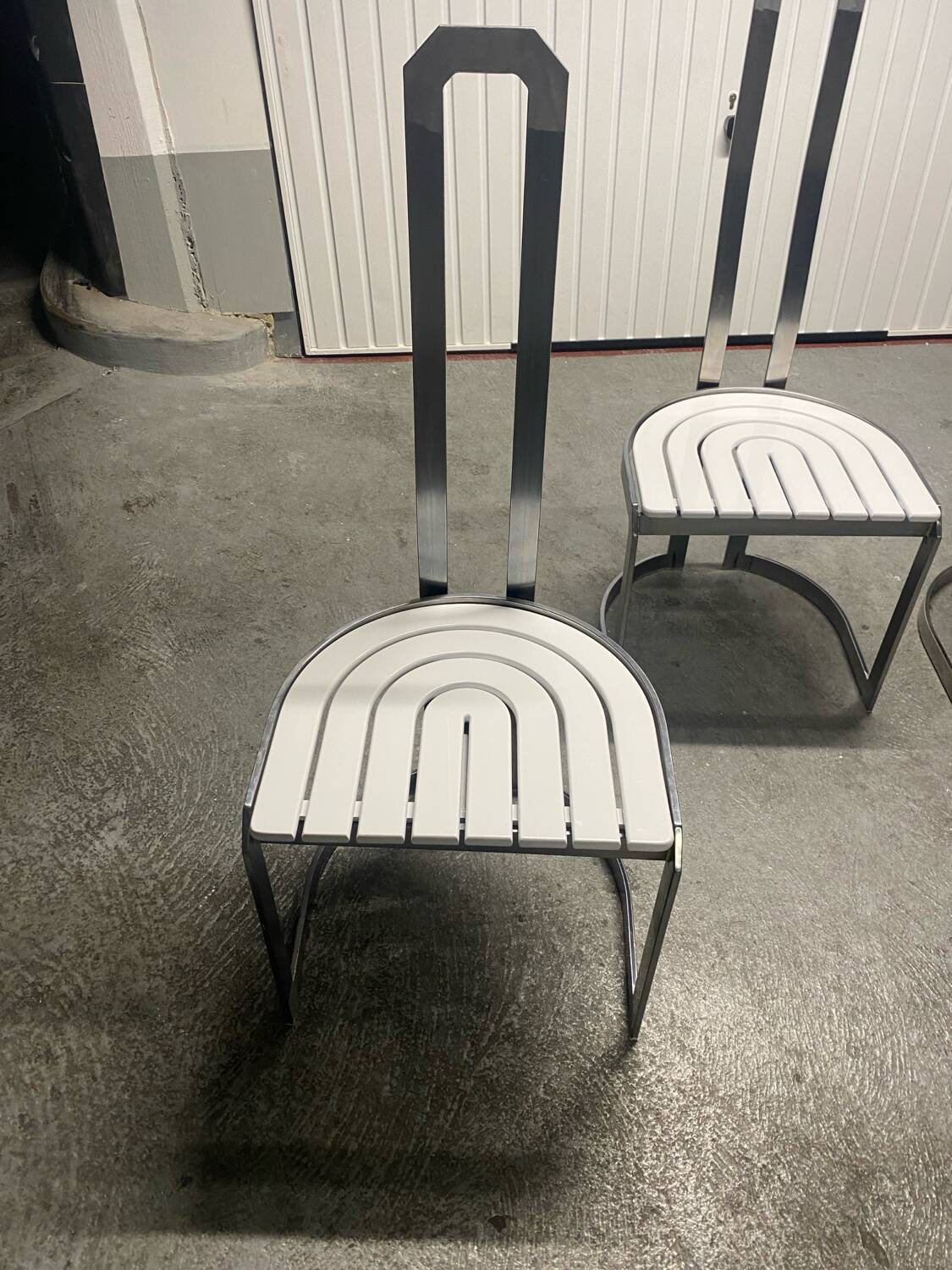 4 chaises allmilmo Allemagne 1980