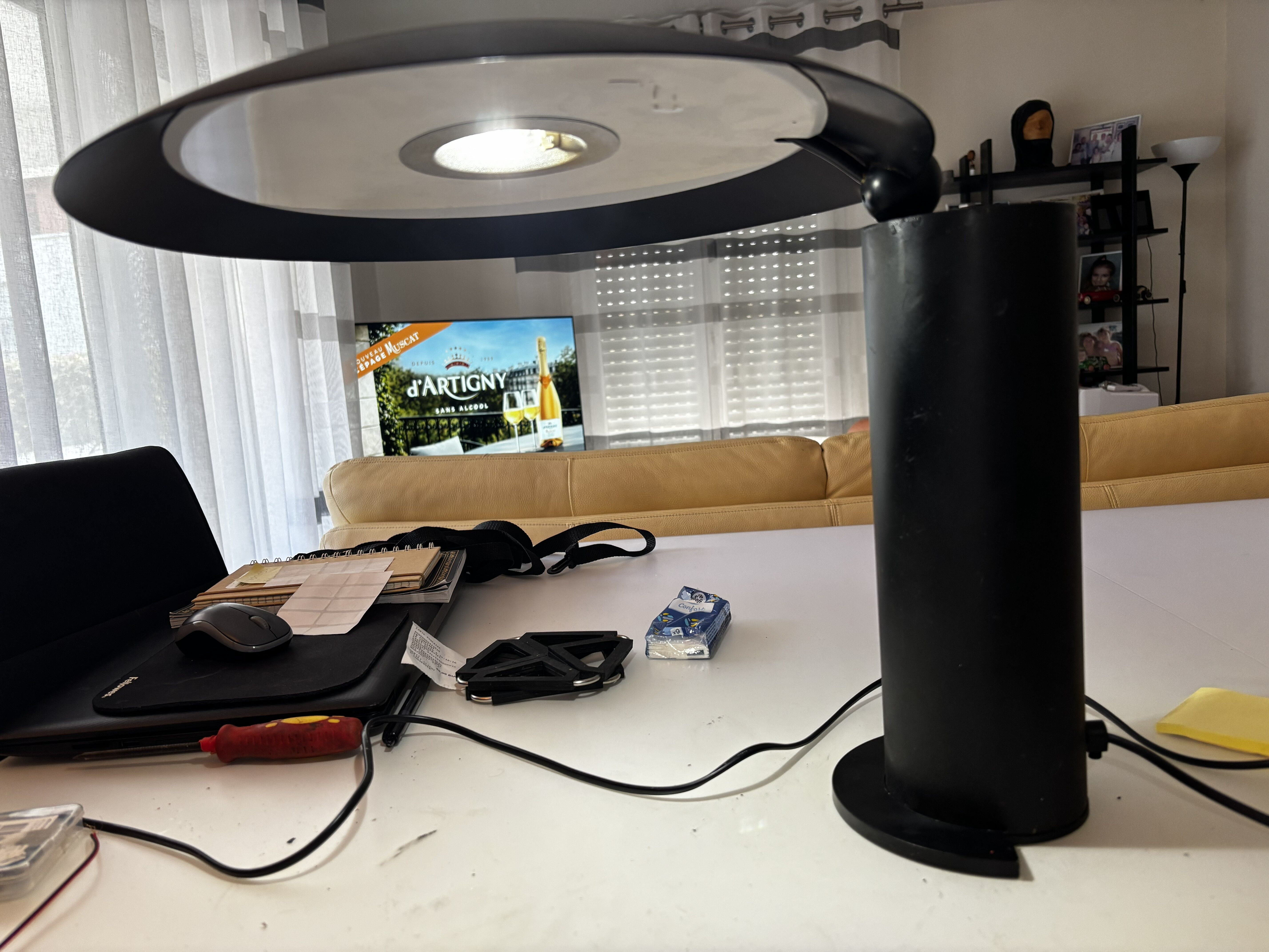 Lampe "Washington de J-M. Willemotte authentique