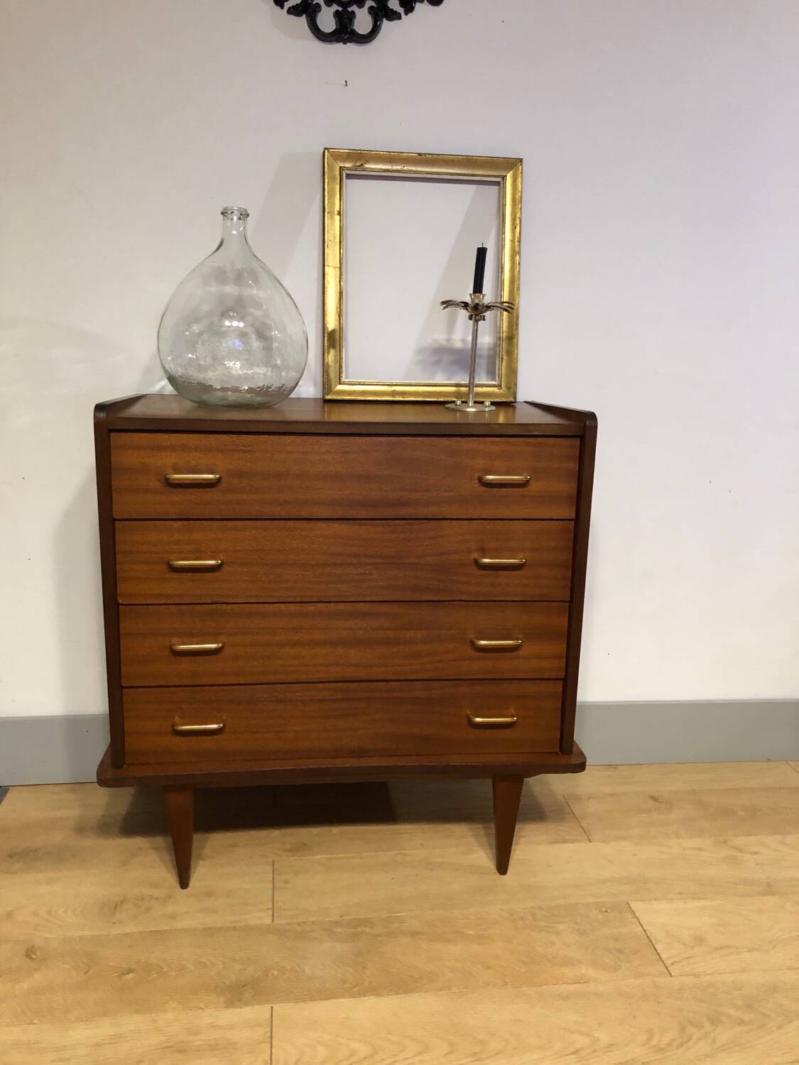 Vintage Scandinavian style chest of drawers