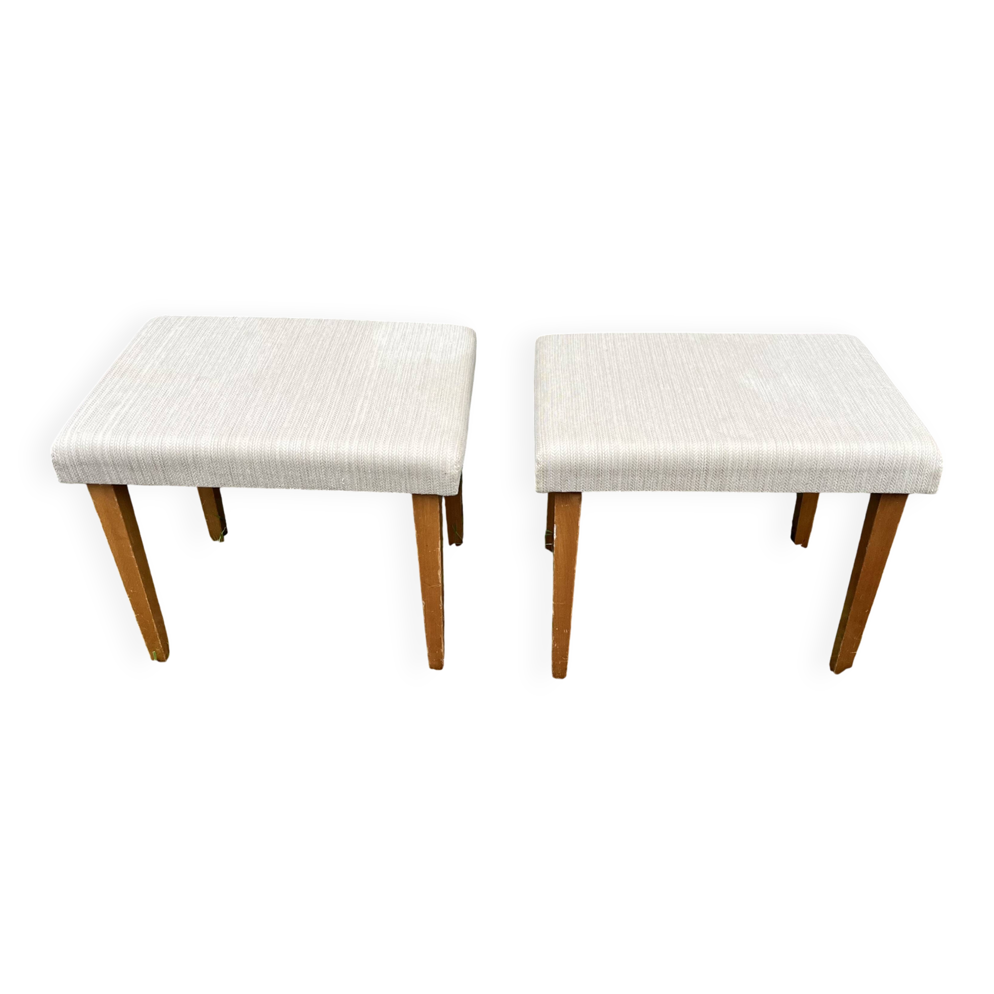 Vintage ottoman footrest