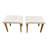 Vintage ottoman footrest