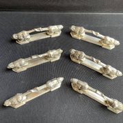 6 porte-couteaux zoomorphes - Orfèvrerie REX