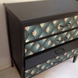 Vintage black dresser