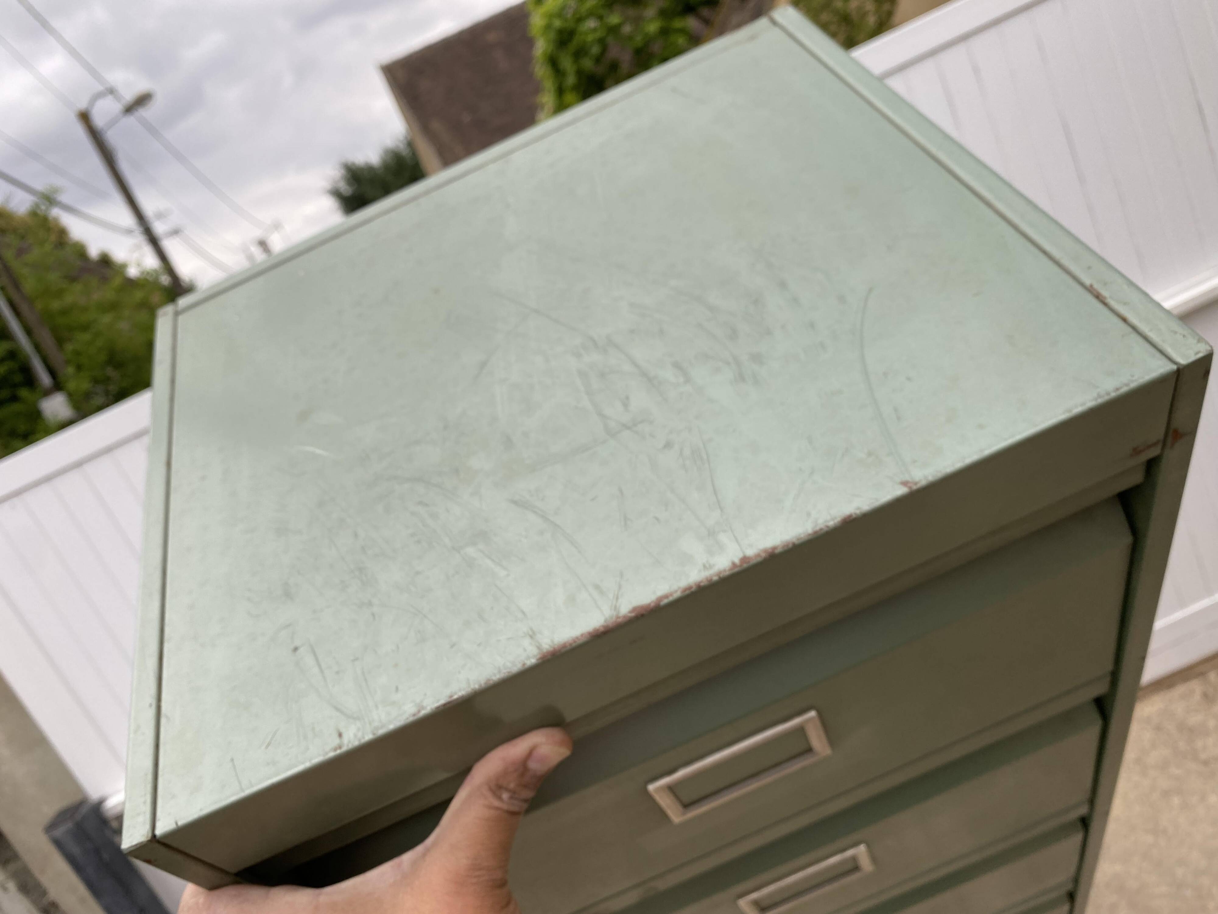 Furniture with 10 flaps industrial metal locker brand ATAL 1950