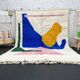Handmade pure wool rug, size 100 x 200 cm